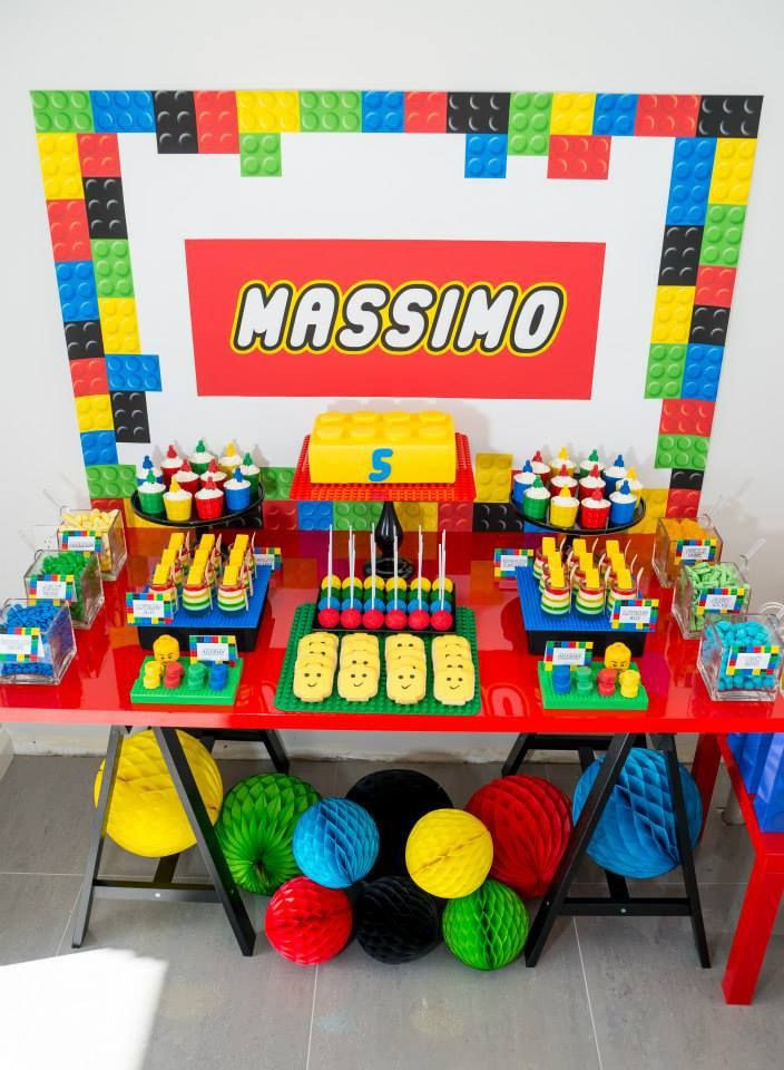 Best ideas about Lego Birthday Party Supplies
. Save or Pin lego birthday party dessert table Birthday Ideas Now.