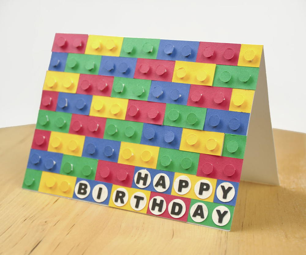 Best ideas about Legos Birthday Card
. Save or Pin 3D Paper LEGO Birthday Card Now.