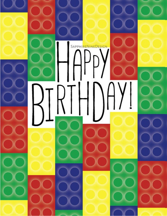 Best ideas about Legos Birthday Card
. Save or Pin Items similar to Lego Birthday Card Lego Theme Party Now.