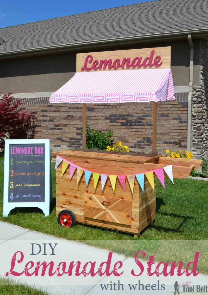 Best ideas about Lemonade Stand DIY
. Save or Pin DIY Lemonade Stand with Wheels Her Tool Belt Now.