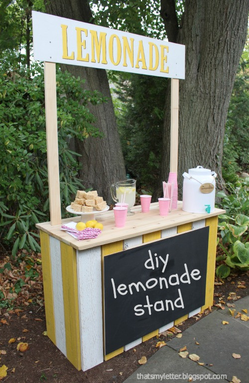 Best ideas about Lemonade Stand DIY
. Save or Pin That s My Letter DIY Lemonade Stand Now.