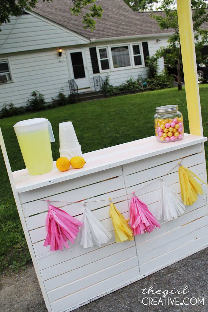 Best ideas about Lemonade Stand DIY
. Save or Pin DIY Lemonade Stand The Girl Creative Now.