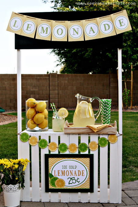 Best ideas about Lemonade Stand DIY
. Save or Pin diy tutorial crate lemonade stand for kids See Vanessa Now.