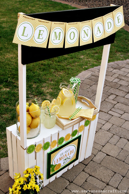 Best ideas about Lemonade Stand DIY
. Save or Pin diy tutorial crate lemonade stand for kids See Vanessa Now.