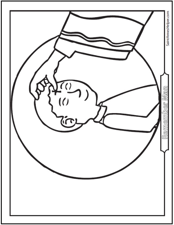 Best ideas about Lent Preschool Coloring Sheets
. Save or Pin Ash Wednesday Coloring Pages Start Lent Well Now.