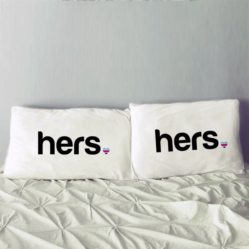 Best ideas about Lesbian Wedding Gift Ideas
. Save or Pin Lesbian Gift Hers and Hers Pillows Lesbian Wedding Gift Now.