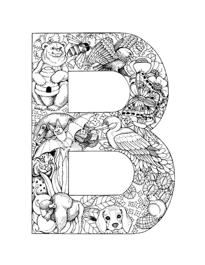 Best ideas about Letters Gj Coloring Pages For Teens
. Save or Pin letter b picture printable Now.