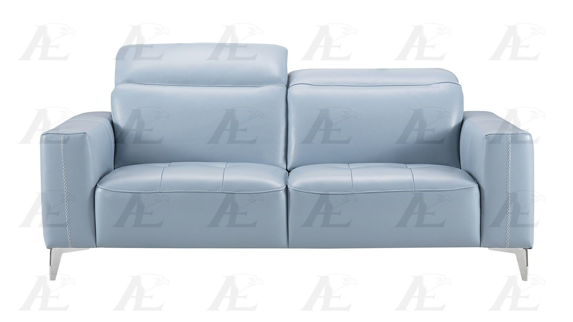 Best ideas about Light Blue Leather Sofa
. Save or Pin Light Blue Italian Full Leather Sofa Set Now.