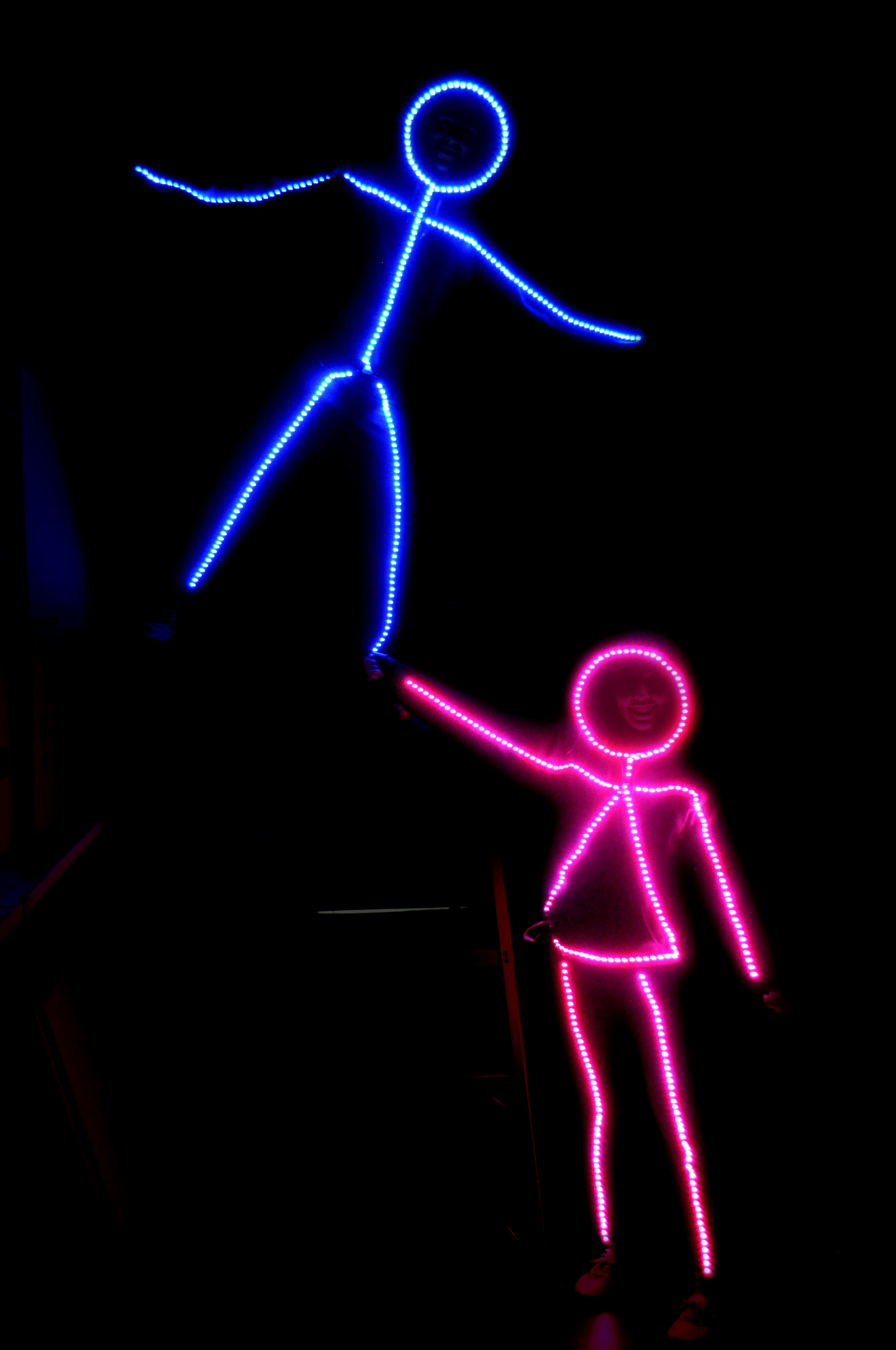 Best ideas about Light Up Costumes DIY
. Save or Pin LED Stick Figure DIY Halloween Costume Now.