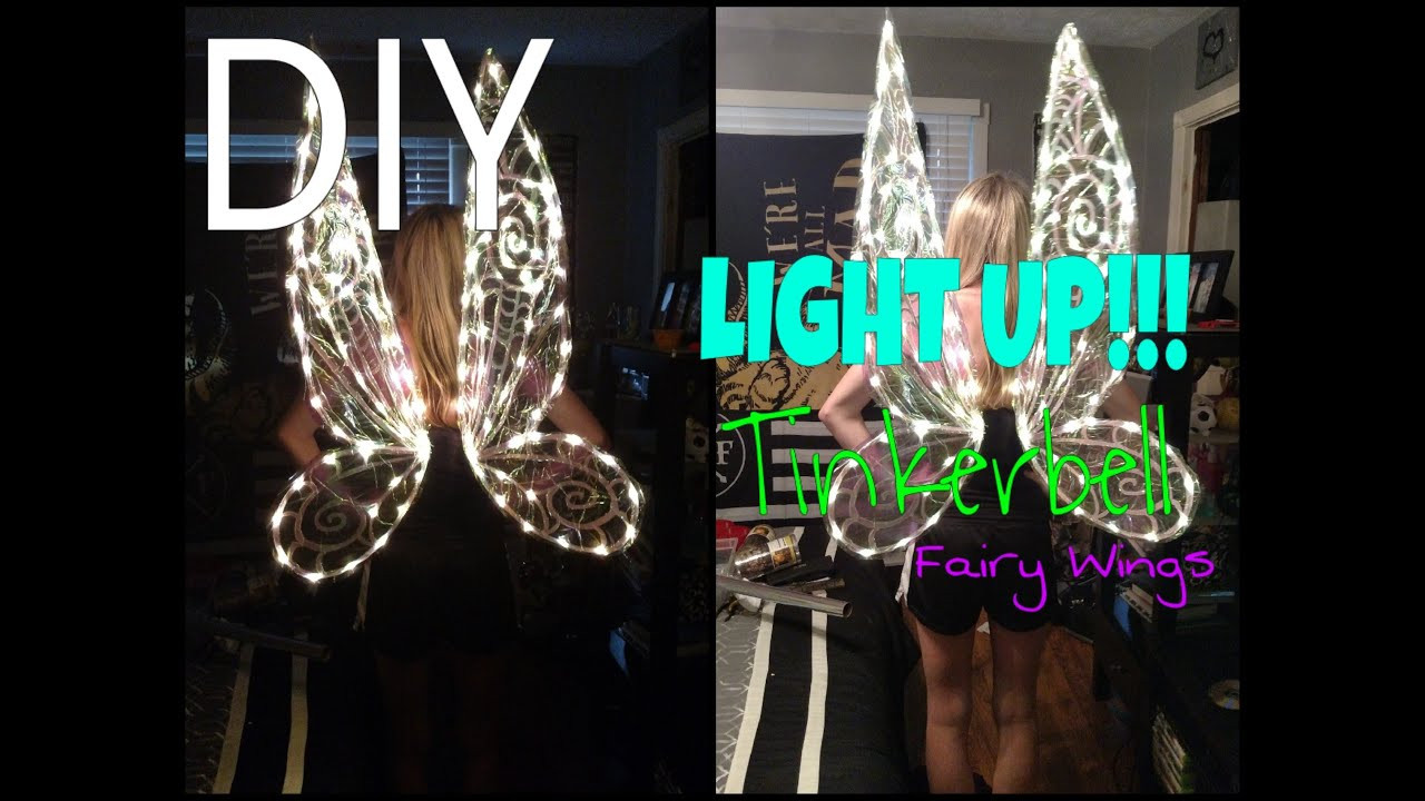 Best ideas about Light Up Costumes DIY
. Save or Pin DIY LIGHT UP Tinkerbell Wings Tinkerbell Costume Part1 Now.