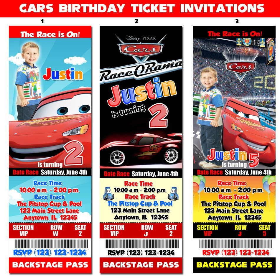 Best ideas about Lightning Mcqueen Birthday Invitations
. Save or Pin CARS LIGHTNING McQUEEN Birthday Party Invitations by Now.