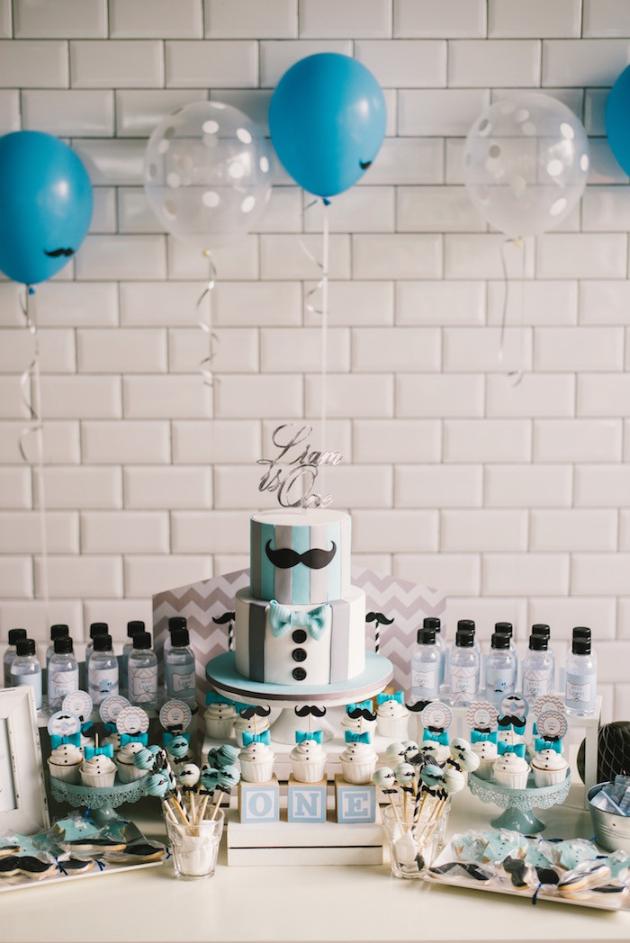 Best ideas about Lil Man Birthday Party
. Save or Pin Kara s Party Ideas Modern Little Man Birthday Party Now.