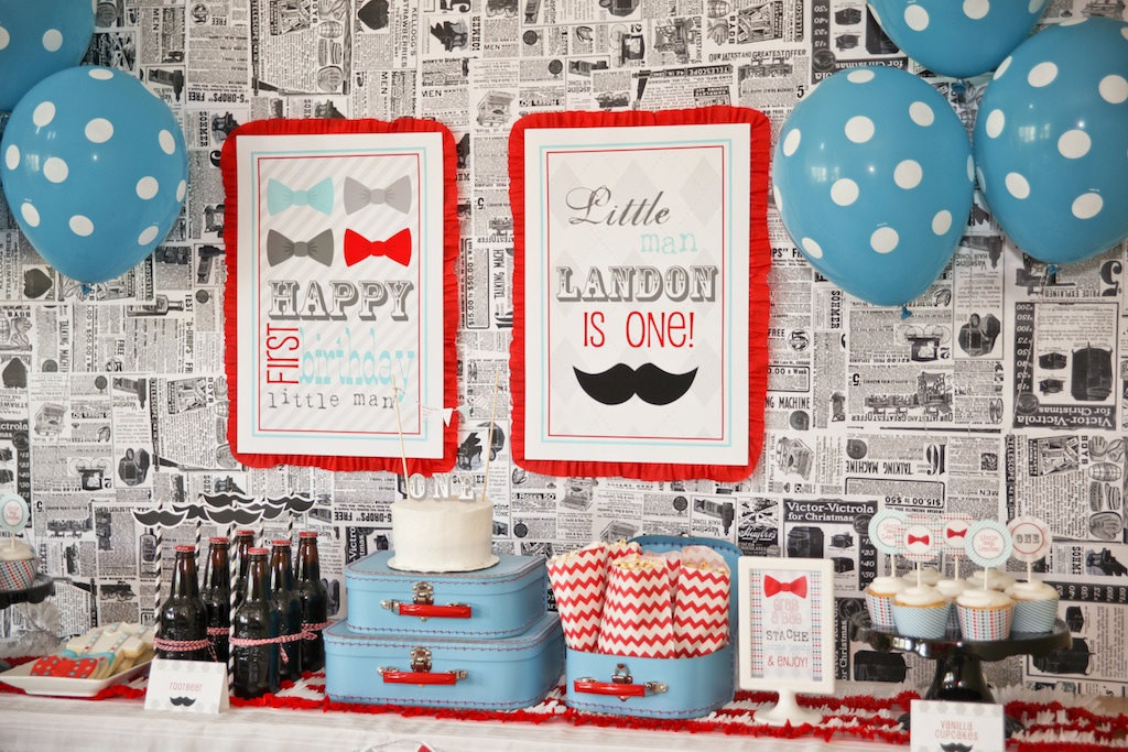 Best ideas about Lil Man Birthday Party
. Save or Pin Little Man Bow Tie Mustache Bash Printable Party Signs Now.