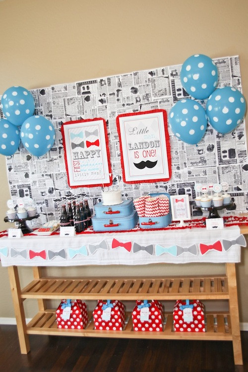 Best ideas about Lil Man Birthday Party
. Save or Pin Party Reveal Little Man First Birthday Party Now.