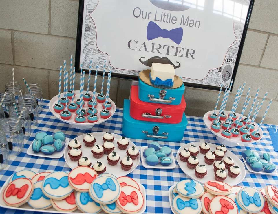 Best ideas about Lil Man Birthday Party
. Save or Pin Little Man Birthday "Carter s Little Man Southern Now.