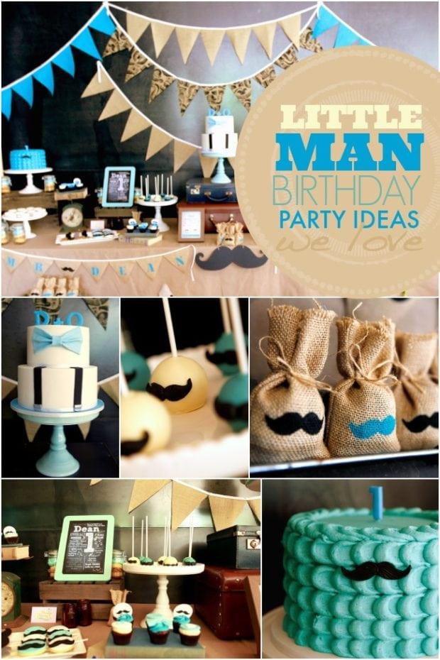 Best ideas about Lil Man Birthday Party
. Save or Pin A Little Gentleman First Birthday Party Now.