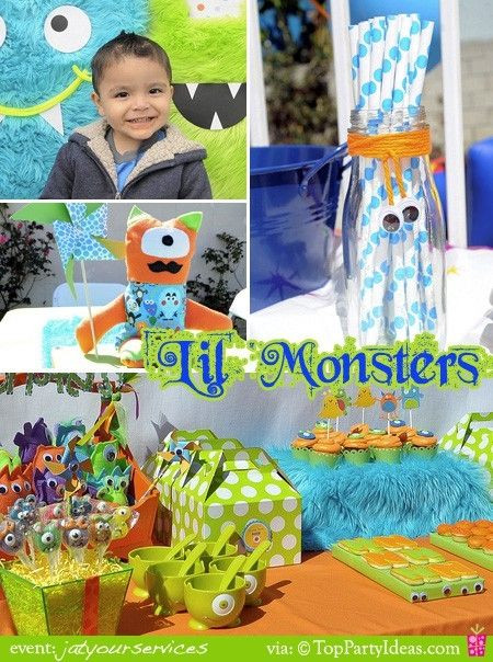 Best ideas about Lil Monster Birthday Party Supplies
. Save or Pin LIL MONSTER BIRTHDAY PARTY on Pinterest Now.