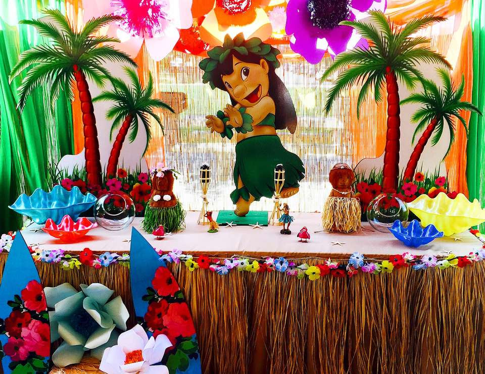 Best ideas about Lilo And Stitch Birthday Party
. Save or Pin Lilo & Stitch Birthday "LILO LUAU dessert table Now.