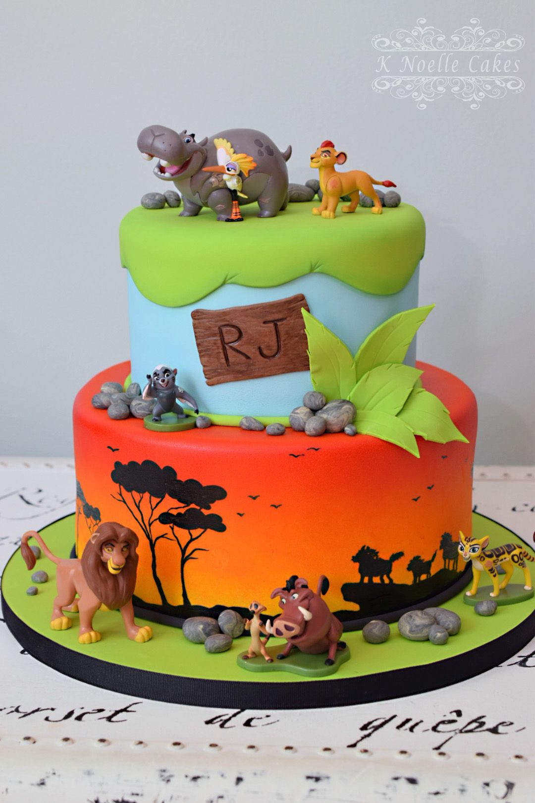 Best ideas about Lion Guard Birthday Cake
. Save or Pin Lion Guard Lion King theme cake by K Noelle Cakes Now.
