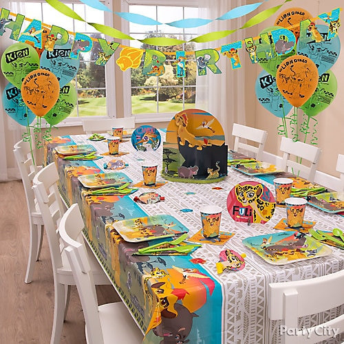 Best ideas about Lion Guard Birthday Party Supplies
. Save or Pin Lion Guard Party Table Idea Table Decorating Ideas Now.