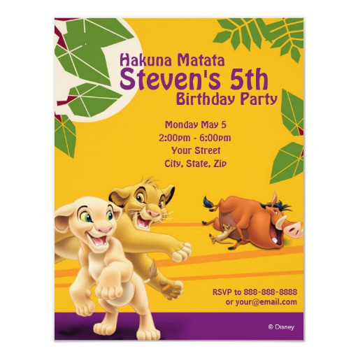 Best ideas about Lion King Birthday Invitations
. Save or Pin Lion King Birthday Invitation Now.