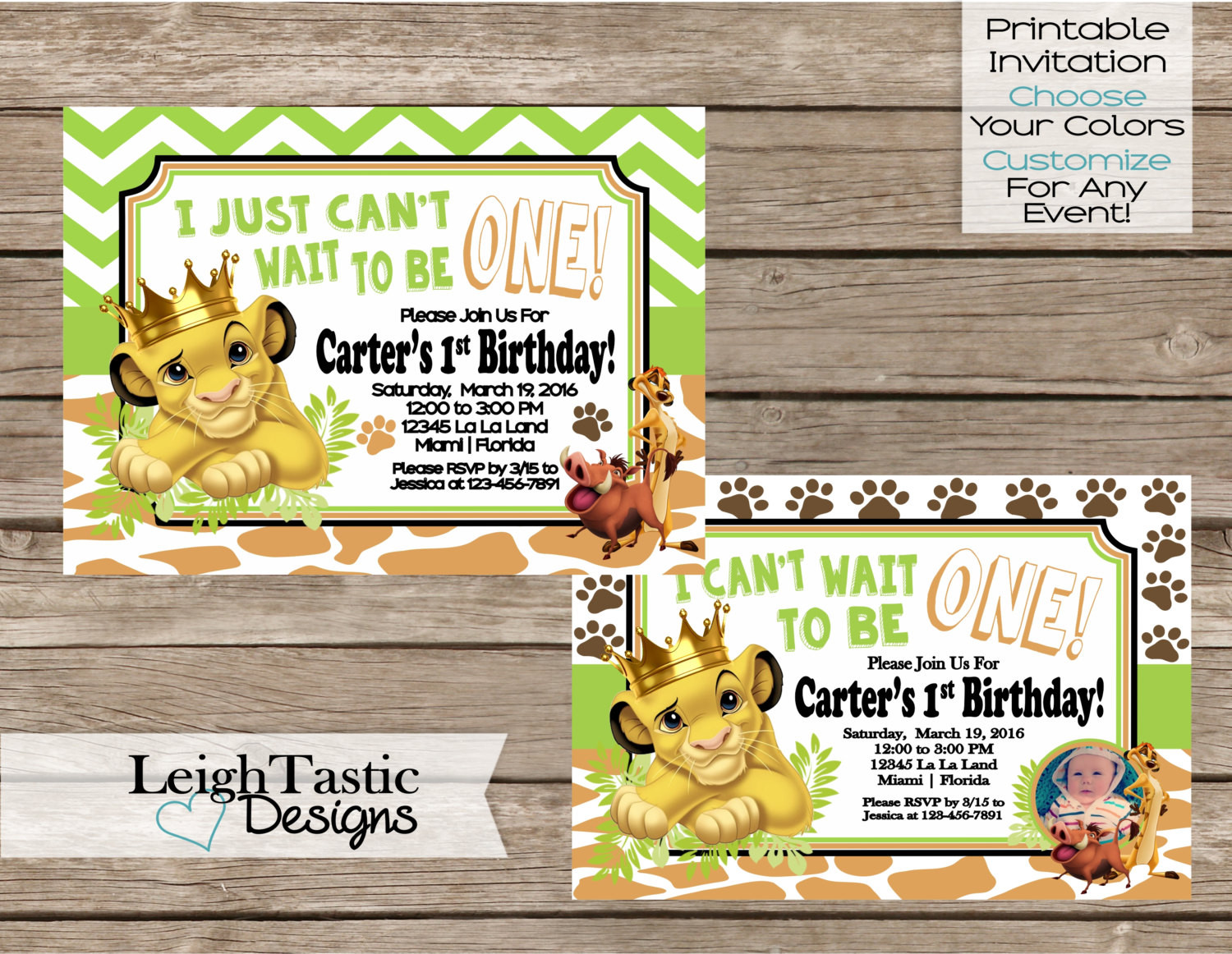 Best ideas about Lion King Birthday Invitations
. Save or Pin SALE Printable Invitation Lion King by LeighTasticDesigns Now.