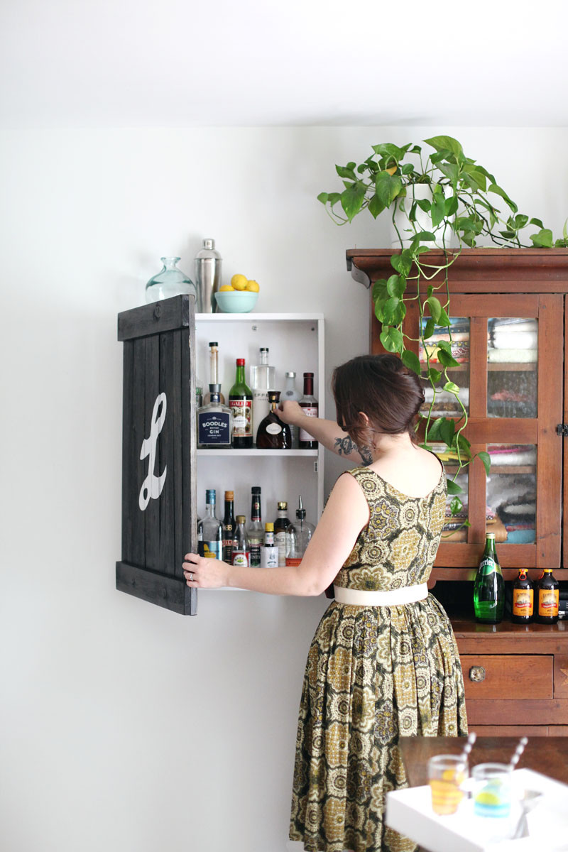 Best ideas about Liquor Cabinet DIY
. Save or Pin Build a Vintage Inspired Liquor Cabinet A Beautiful Mess Now.