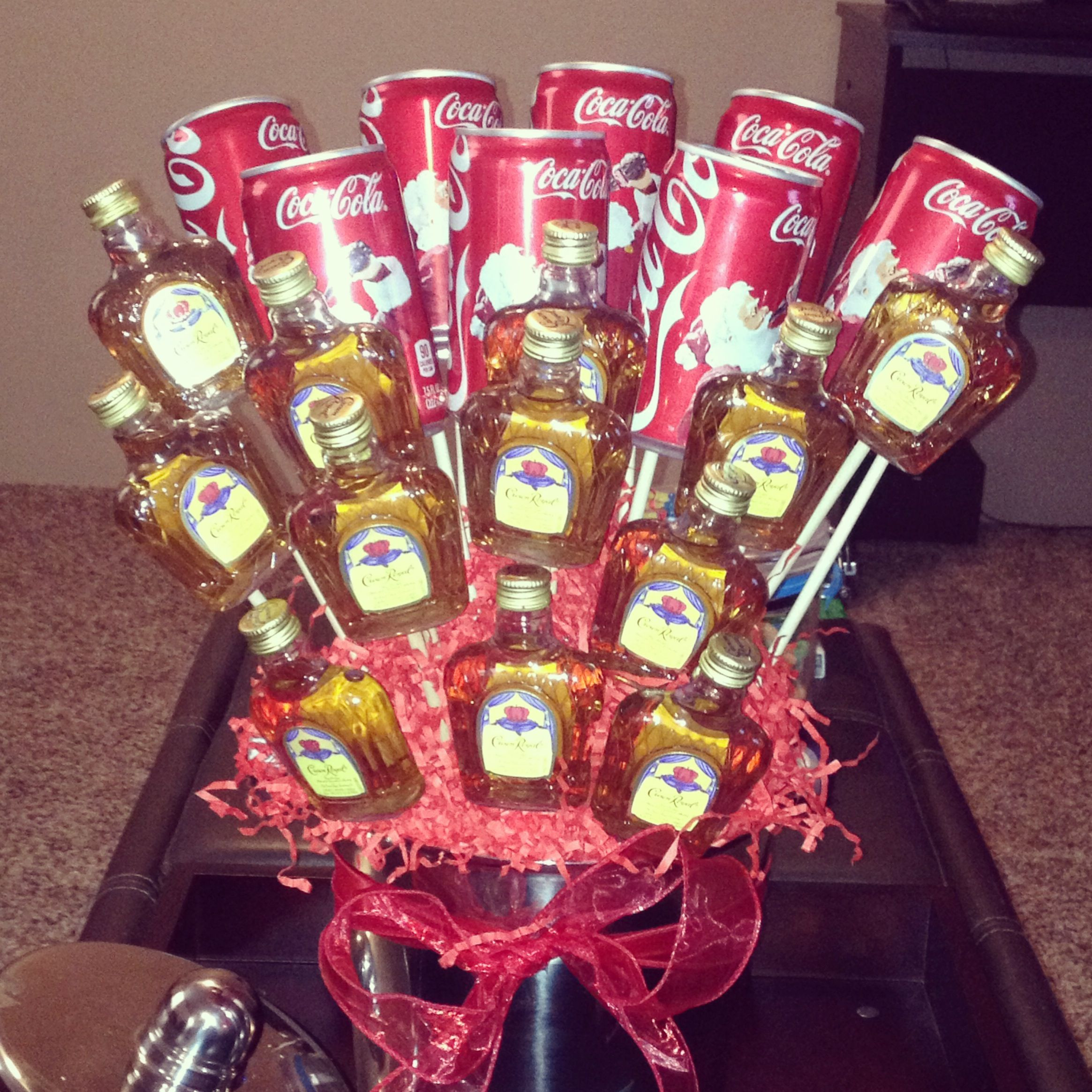 Best ideas about Liquor Gift Basket Ideas
. Save or Pin Booze Bouquet for my mister DIY Pinterest Now.