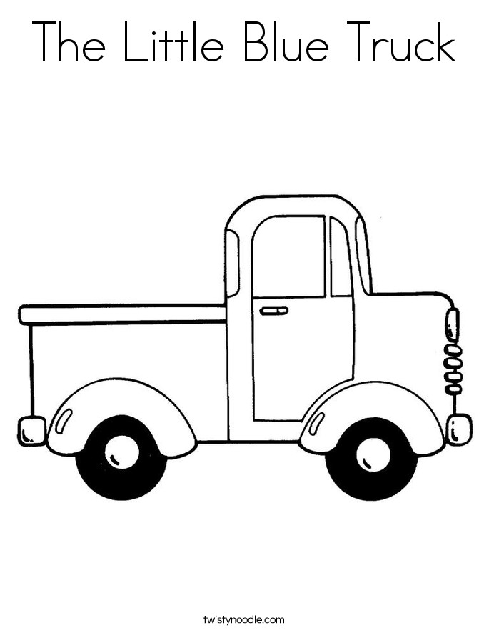 Best ideas about Little Blue Truck Coloring Pages
. Save or Pin The Little Blue Truck Coloring Page Twisty Noodle Now.
