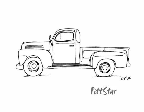 Best ideas about Little Blue Truck Coloring Pages
. Save or Pin Instant Download Vintage 1940 s Pickup Truck Printable Now.