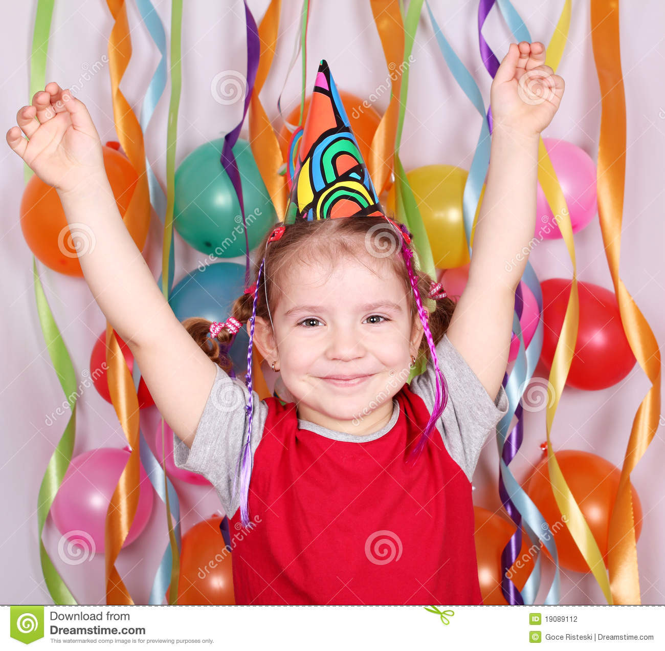 Best ideas about Little Girl Birthday Ideas
. Save or Pin Little girl birthday party stock photo Image of happy Now.