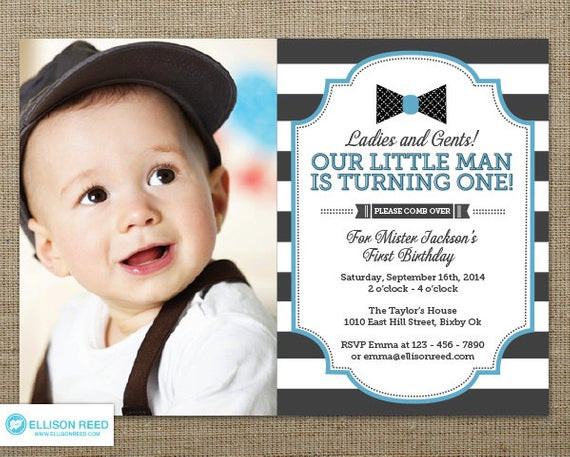 Best ideas about Little Man Birthday Invitations
. Save or Pin Little Man Birthday Invitation Bow tie Invitation First Now.
