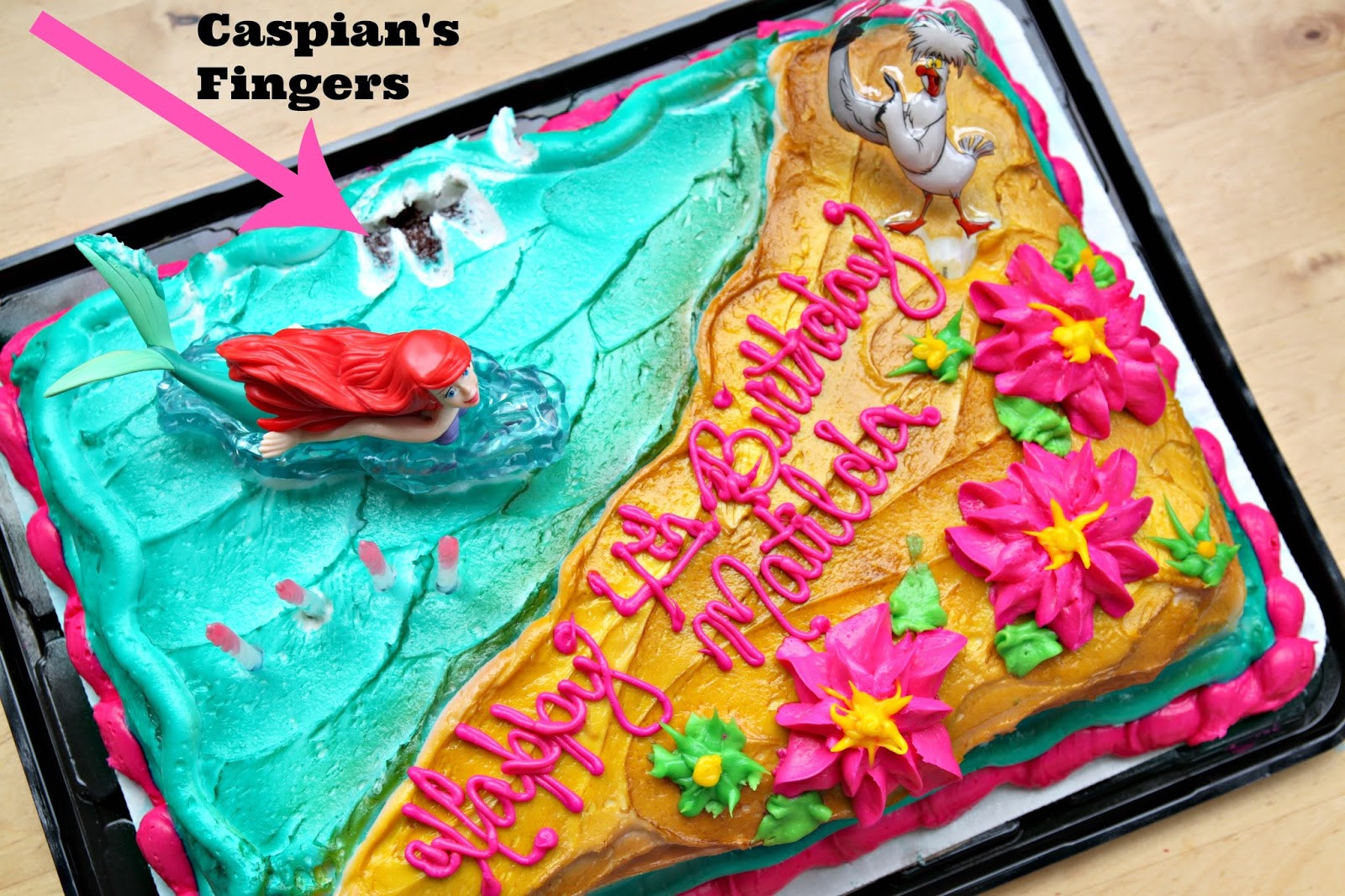 Best ideas about Little Mermaid Birthday Cake Walmart
. Save or Pin Mermaid Under the Sea 4th Birthday Party with Free Now.