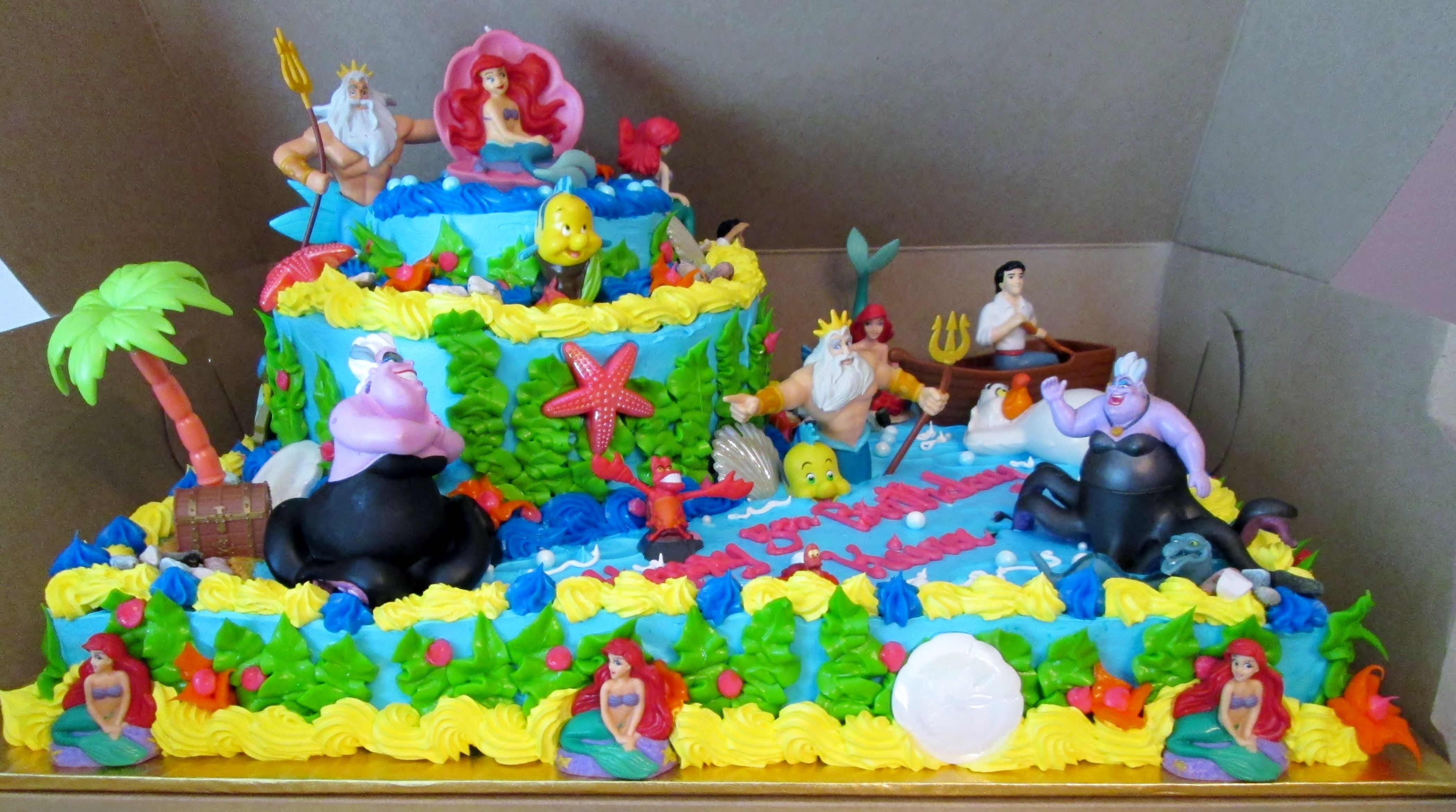 Best ideas about Little Mermaid Birthday Cake Walmart
. Save or Pin Pin by Lisa McCann on mermaid party Now.