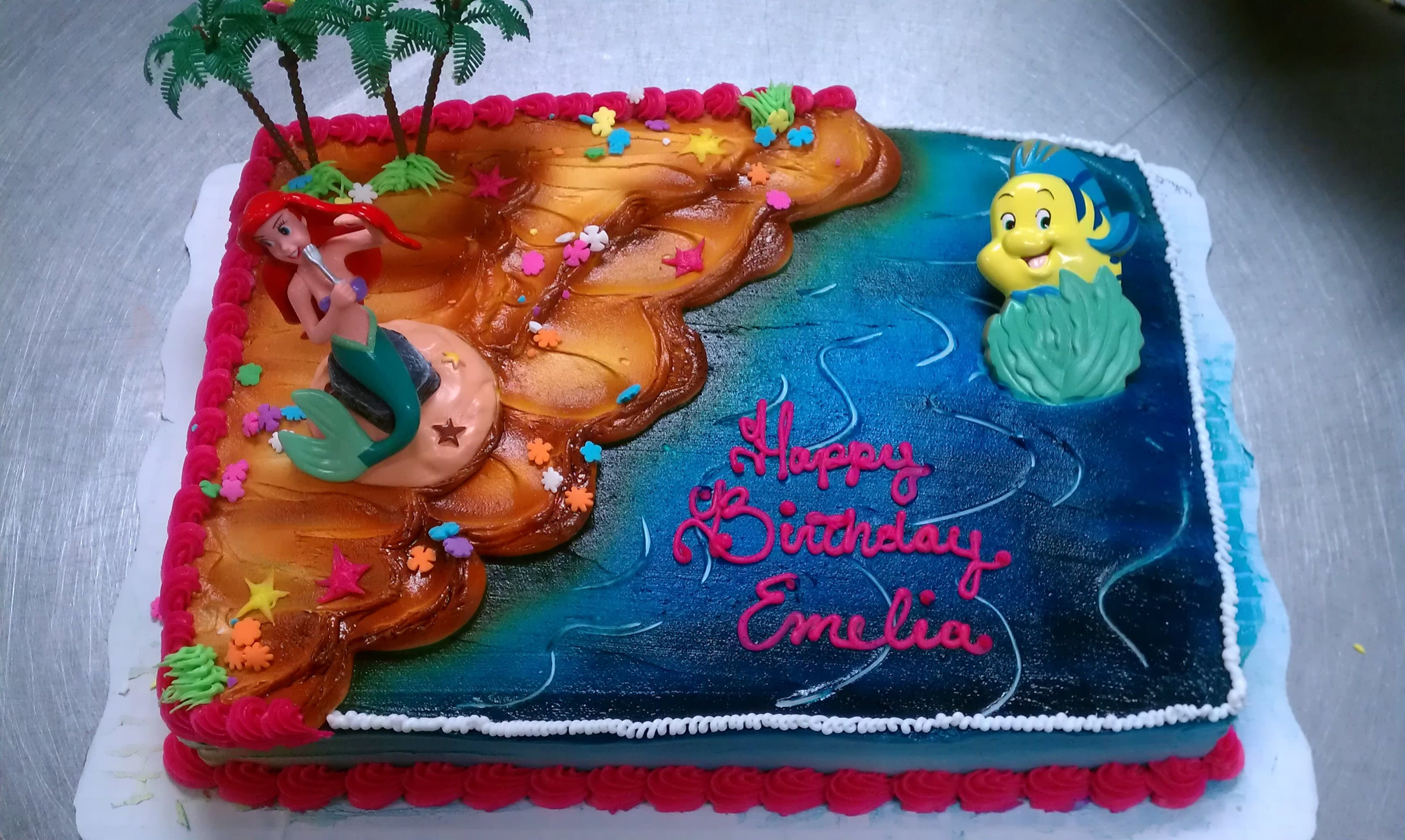 Best ideas about Little Mermaid Birthday Cake Walmart
. Save or Pin little mermaid sheet cake Google Search Now.