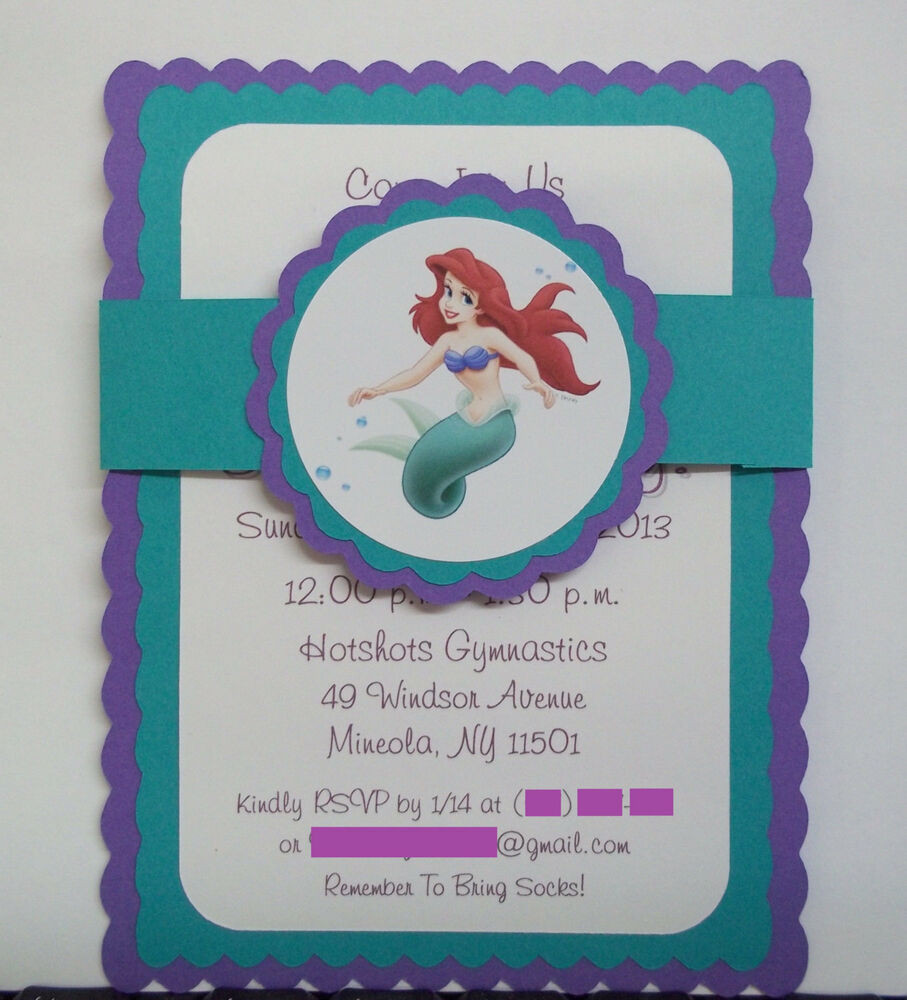 Best ideas about Little Mermaid Birthday Invitations
. Save or Pin Little Mermaid Birthday Invitations Disney Princess Now.