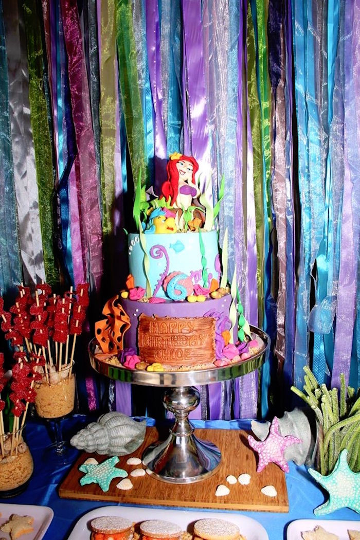 Best ideas about Little Mermaid Birthday Party
. Save or Pin Kara s Party Ideas Ariel The Little Mermaid Birthday Now.