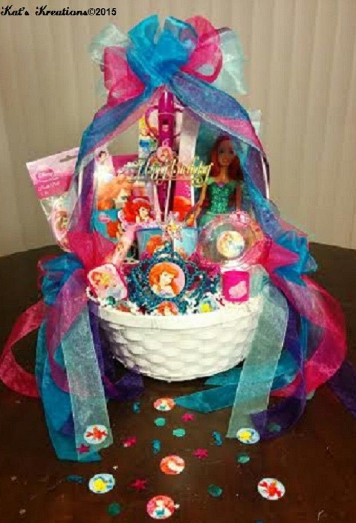 Best ideas about Little Mermaid Gift Ideas
. Save or Pin "Little Mermaid" Birthday Party Gift Basket Small Option Now.