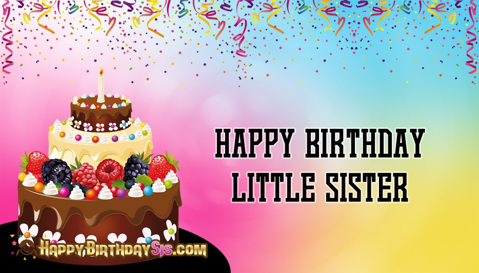 Best ideas about Little Sister Birthday Quotes
. Save or Pin Sweet Happy Birthday Younger Sister I Love U Messages Now.