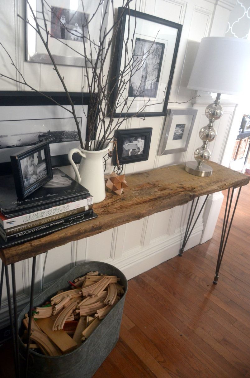 Best ideas about Live Edge Table DIY
. Save or Pin VERY COOL Live Edge Hairpin Leg Table DIY with legs Now.