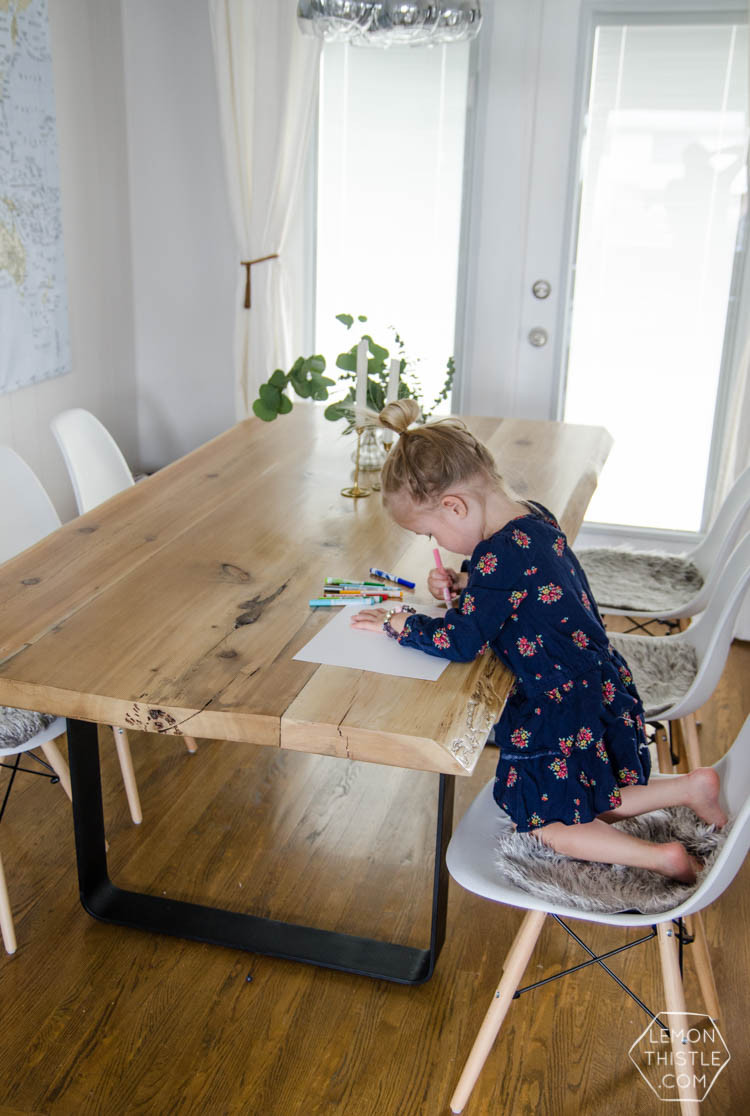 Best ideas about Live Edge Table DIY
. Save or Pin DIY Live Edge Table with Steel Base Lemon Thistle Now.