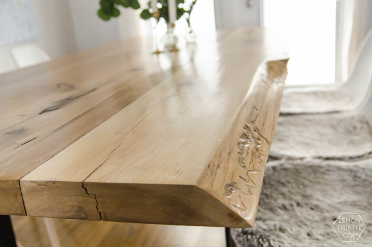 Best ideas about Live Edge Table DIY
. Save or Pin DIY Live Edge Table with Steel Base Lemon Thistle Now.