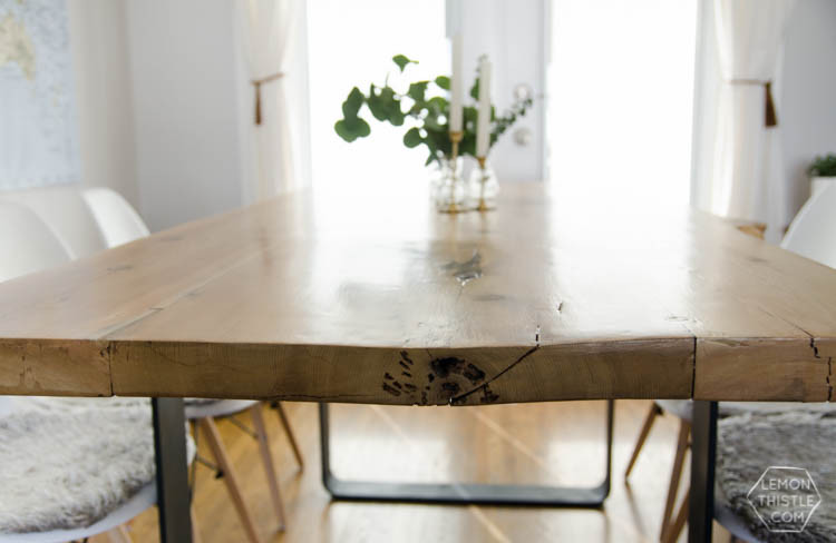 Best ideas about Live Edge Table DIY
. Save or Pin DIY Live Edge Table with Steel Base Lemon Thistle Now.