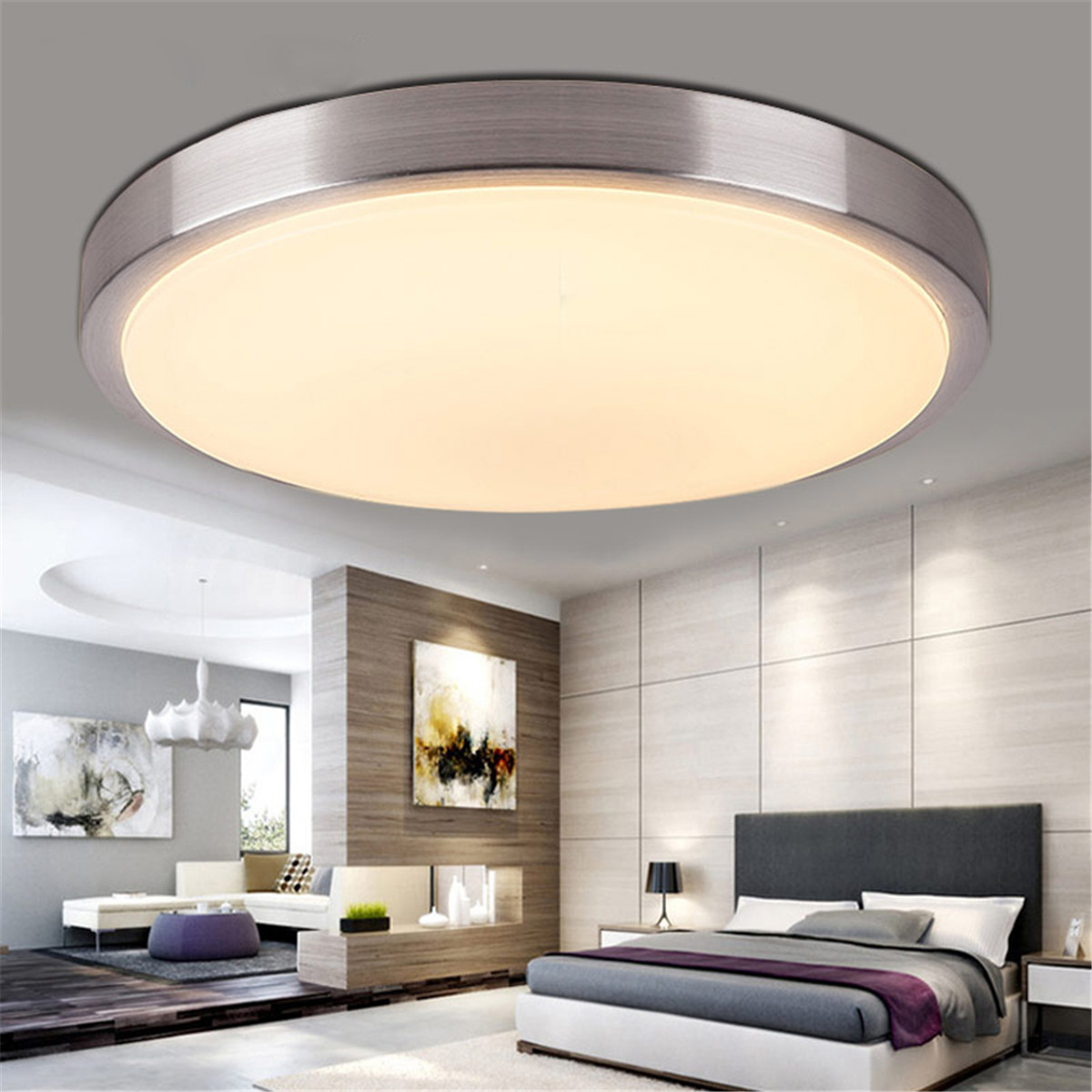 Best ideas about Living Room Ceiling Lights
. Save or Pin 5 15 36w Modern LED Round Ceiling Light Bedroom Living Now.