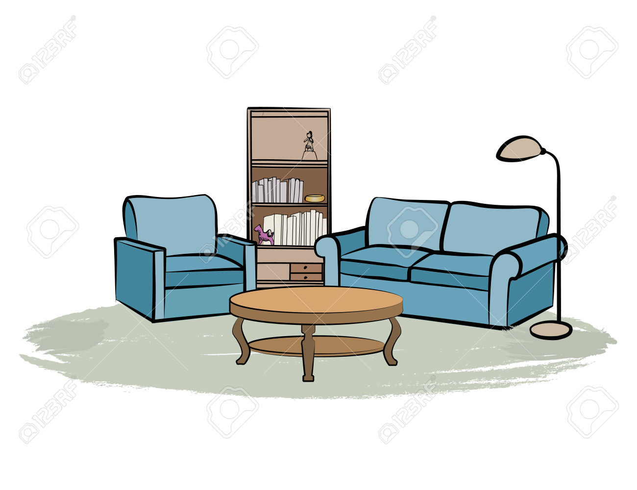 Best ideas about Living Room Clipart
. Save or Pin Sofa clipart living room furniture Pencil and in color Now.