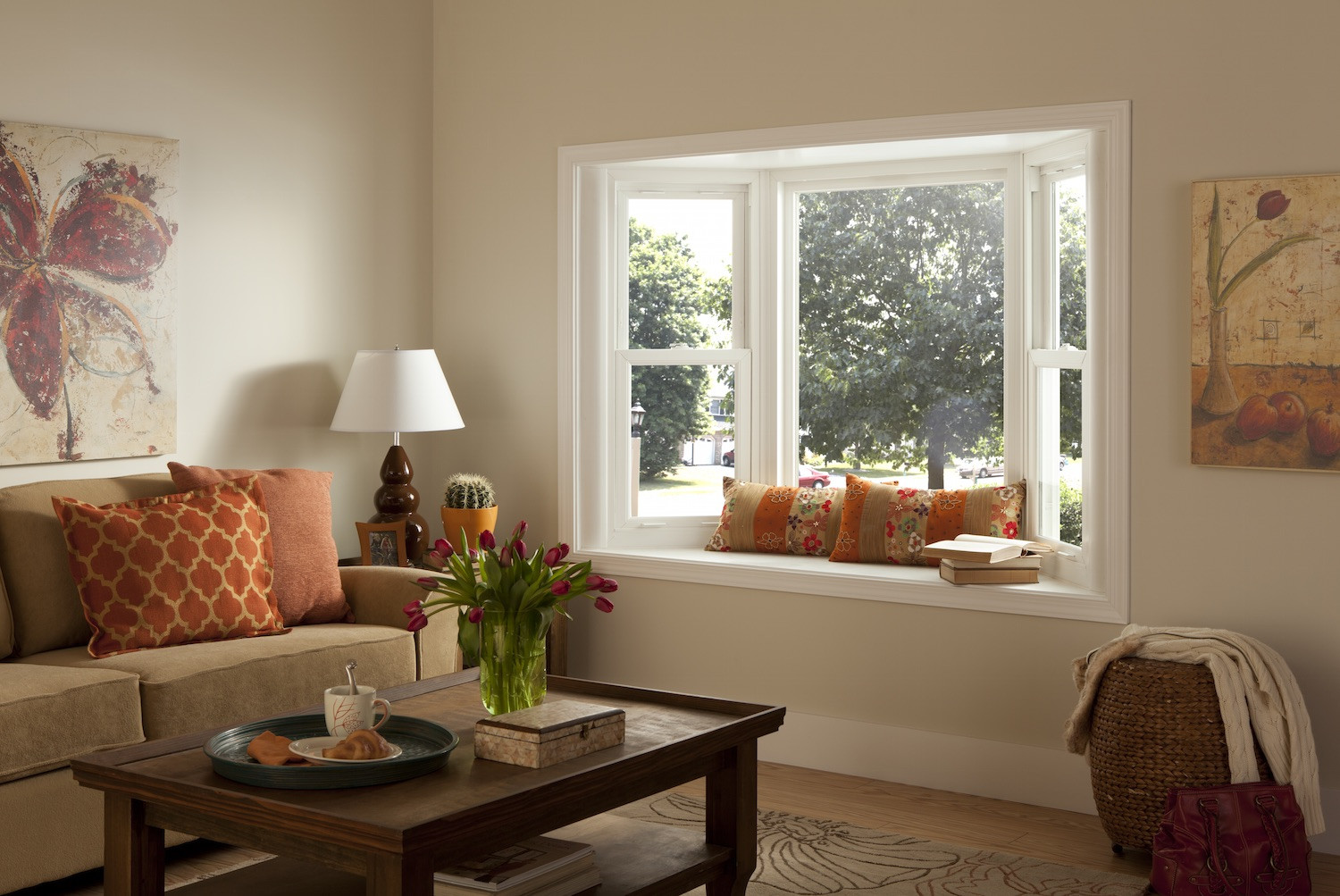 Best ideas about Living Room Windows
. Save or Pin Bay window with seating Now.