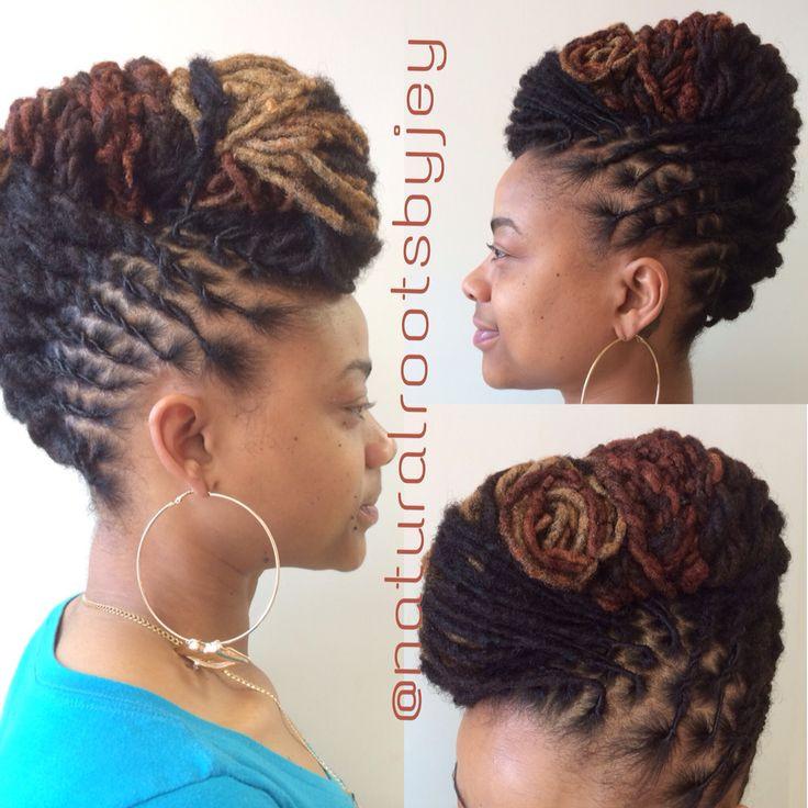 Best ideas about Loc Updo Hairstyles
. Save or Pin 1436 best Loc styles images on Pinterest Now.