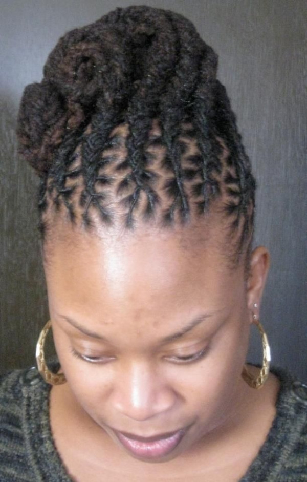 Best ideas about Loc Updo Hairstyles
. Save or Pin Loc Styles for Women Loc Updo Now.