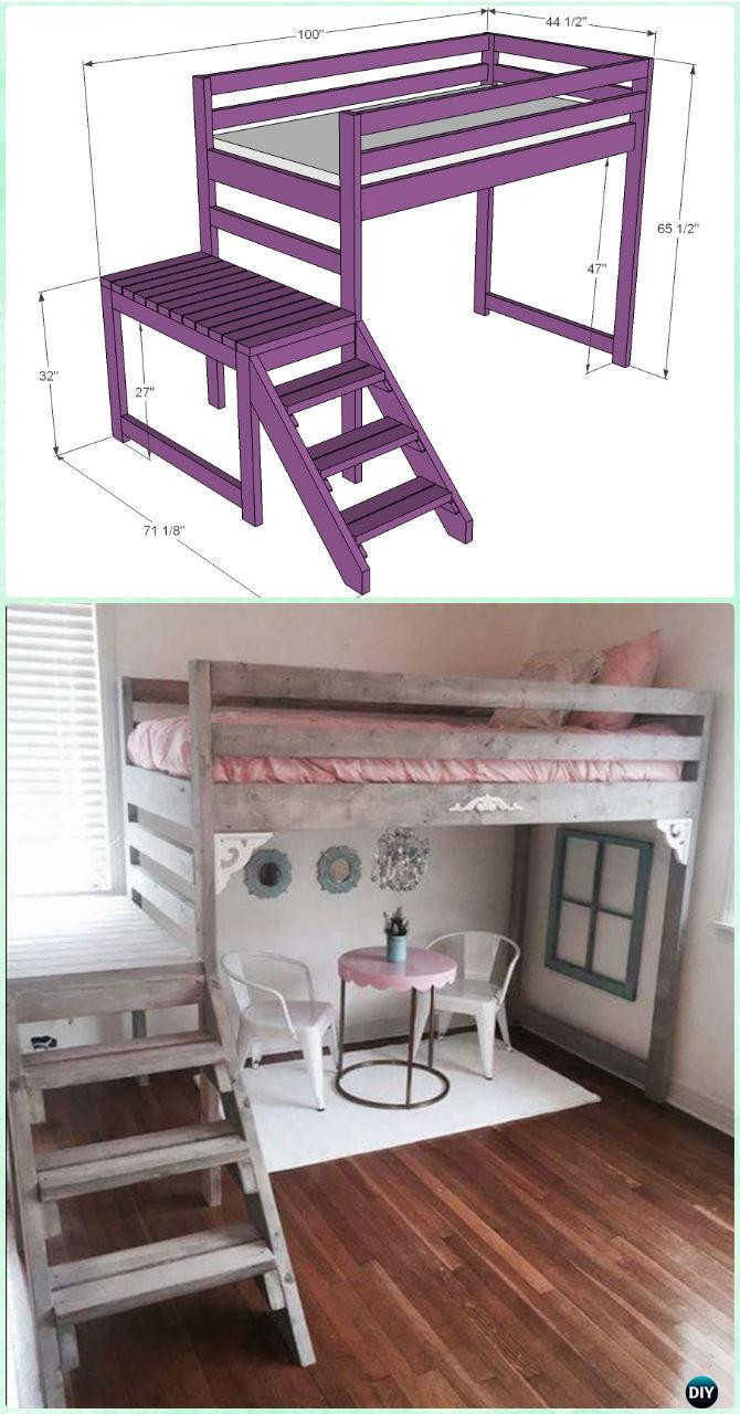 Best ideas about Loft Bed Ideas DIY
. Save or Pin DIY Kids Bunk Bed Free Plans [Picture Instructions] Now.