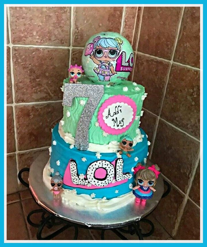 Best ideas about Lol Birthday Cake
. Save or Pin Two tier LOL SURPRISE DOLLS Birthday Cake Now.